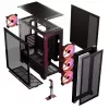 Caixa Modecom Volcano Expanse S Apex ARGB Midi, preta