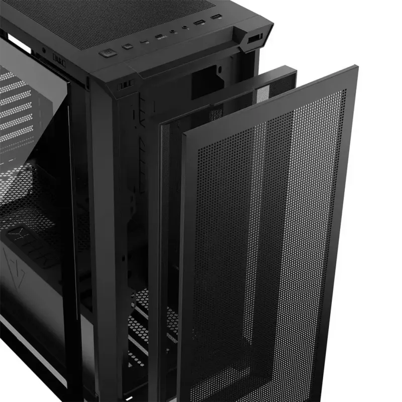 Caixa Modecom Volcano Expanse S Apex ARGB Midi, preta