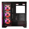 Caixa Modecom Volcano Expanse S Apex ARGB Midi, preta