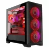 Caixa Modecom Volcano Expanse S Apex ARGB Midi, preta