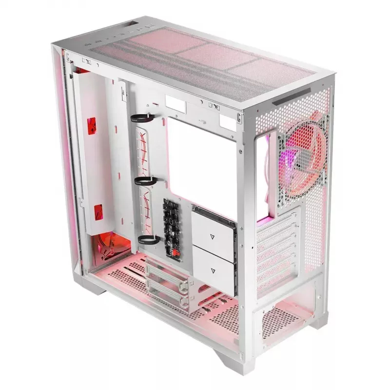 Caixa de computador Modecom Volcano Expanse S Apex ARGB Midi, branca