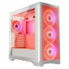 Caixa de computador Modecom Volcano Expanse S Apex ARGB Midi, branca