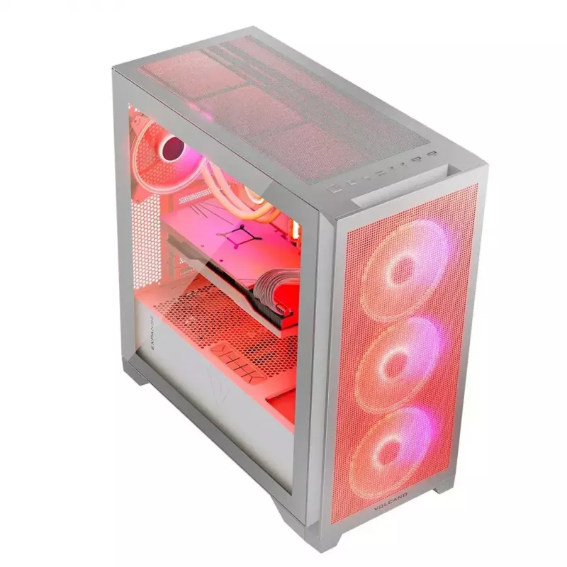 Caixa de computador Modecom Volcano Expanse S Apex ARGB Midi, branca