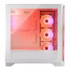 Caixa de computador Modecom Volcano Expanse S Apex ARGB Midi, branca