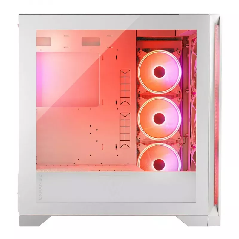 Caixa de computador Modecom Volcano Expanse S Apex ARGB Midi, branca