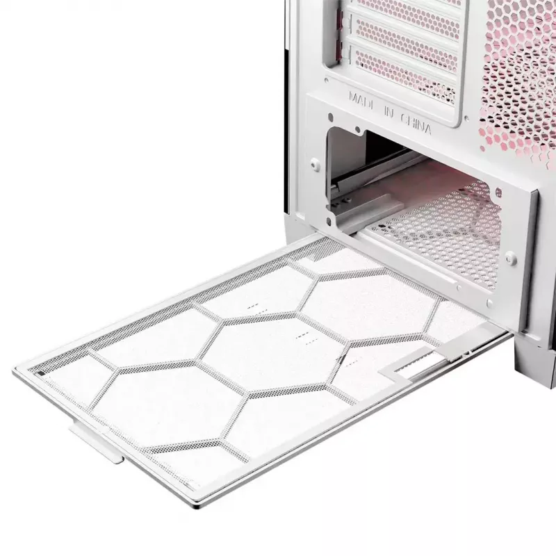 Caixa de computador Modecom Volcano Expanse S Apex ARGB Midi, branca