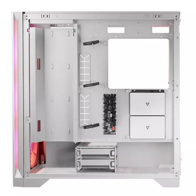 Caixa de computador Modecom Volcano Expanse S Apex ARGB Midi, branca