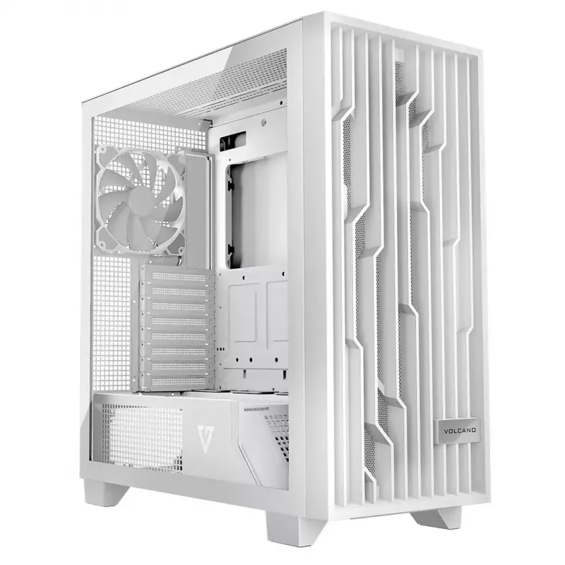 Modecom Volcano Perun Apex ARGB caixa Midi, branca