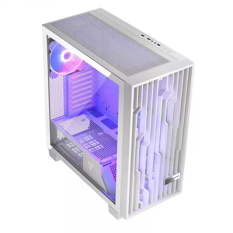 Modecom Volcano Perun Apex ARGB caixa Midi, branca