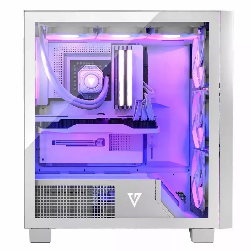 Modecom Volcano Perun Apex ARGB caixa Midi, branca