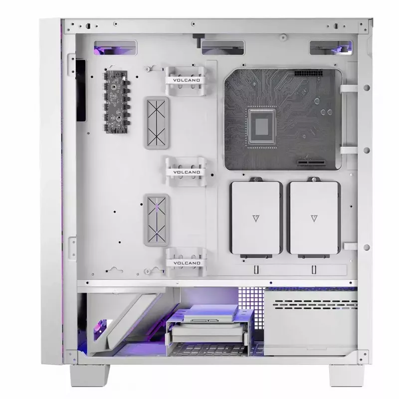 Modecom Volcano Perun Apex ARGB caixa Midi, branca