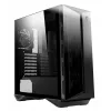 Caixa de computador gaming MSI MPG GUNGNIR 110R Mid Tower preta, USB 3.2 Gen2 Type C, 4x ventoinha ARGB 120mm, Mystic Light Sync, placa de controlo ARGB 1 para 6, 2x painéis de vidro temperado, ATX, mATX, mini-ITX