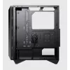 Caixa de computador gaming MSI MPG GUNGNIR 110R Mid Tower preta, USB 3.2 Gen2 Type C, 4x ventoinha ARGB 120mm, Mystic Light Sync, placa de controlo ARGB 1 para 6, 2x painéis de vidro temperado, ATX, mATX, mini-ITX