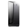 Caixa de computador gaming MSI MPG GUNGNIR 110R Mid Tower preta, USB 3.2 Gen2 Type C, 4x ventoinha ARGB 120mm, Mystic Light Sync, placa de controlo ARGB 1 para 6, 2x painéis de vidro temperado, ATX, mATX, mini-ITX