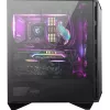 Caixa de computador gaming MSI MPG GUNGNIR 110R Mid Tower preta, USB 3.2 Gen2 Type C, 4x ventoinha ARGB 120mm, Mystic Light Sync, placa de controlo ARGB 1 para 6, 2x painéis de vidro temperado, ATX, mATX, mini-ITX