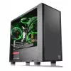Caixa de PC Thermaltake Versa H17 Window Micro Tower preta