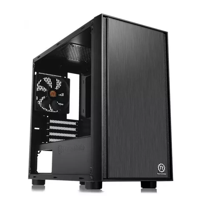 Caixa de PC Thermaltake Versa H17 Window Micro Tower preta