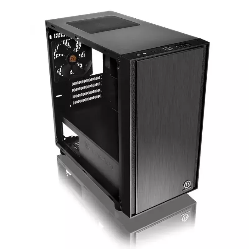 Caixa de PC Thermaltake Versa H17 Window Micro Tower preta