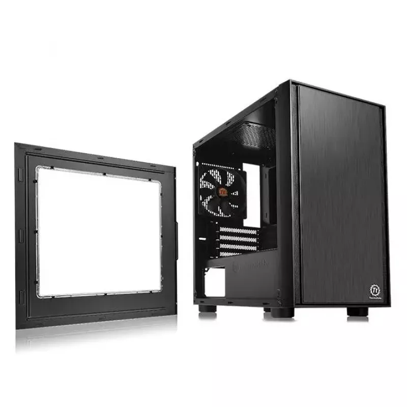 Caixa de PC Thermaltake Versa H17 Window Micro Tower preta