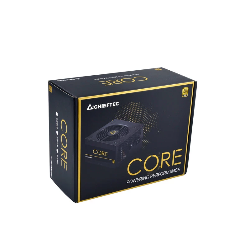Fonte de alimentação Chieftec Core BBS-500S 500 W 24-Pin ATX PS/2 preta