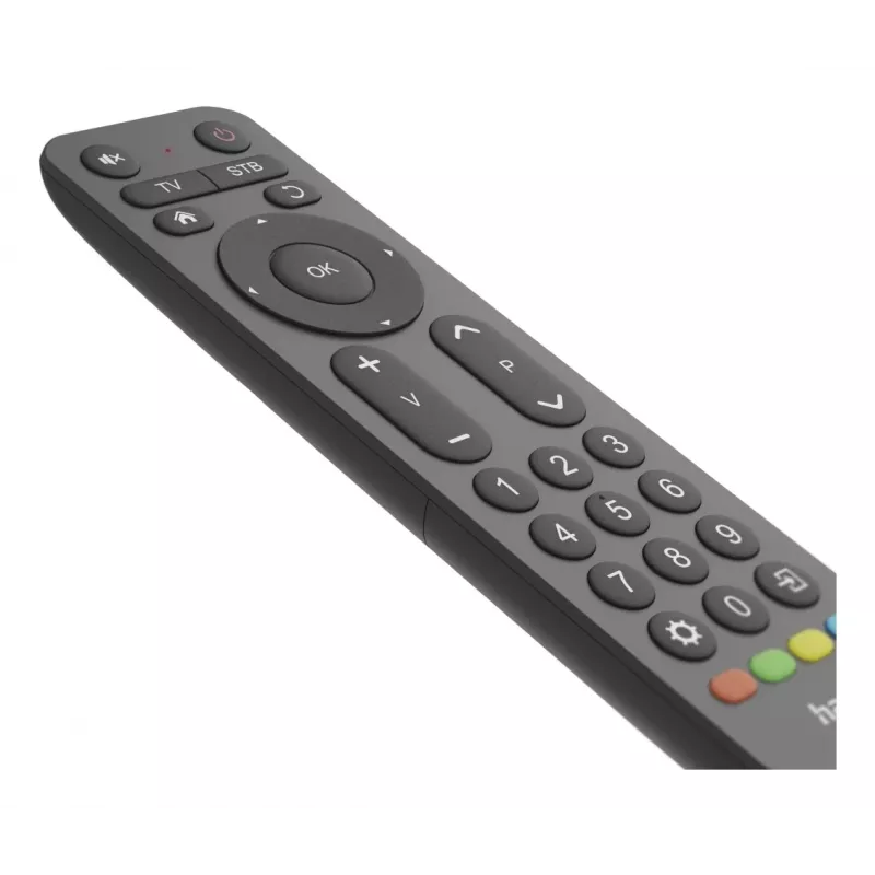Hama 00221056 telecomando universal para TV 2 em 1, IV, teclas grandes, com aprendizagem, preto
