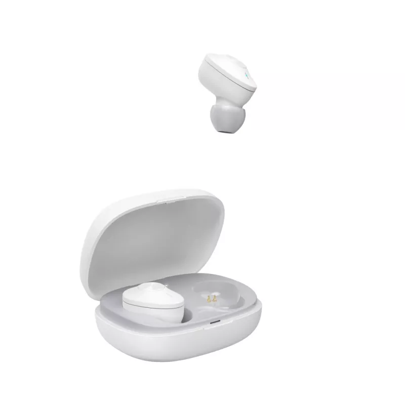 Headset Hama Freedom Buddy True Wireless Stereo (TWS) in-ear chamadas/música USB Type-C Bluetooth cinzento-claro, branco