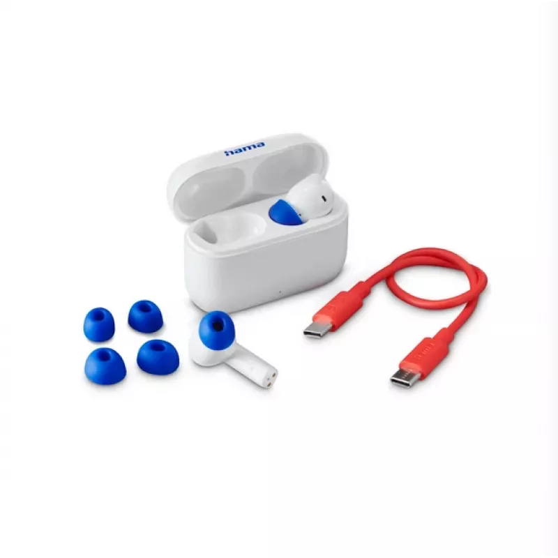 Auriculares True Wireless Hama Passion Clear II com ANC, branco (00184179)