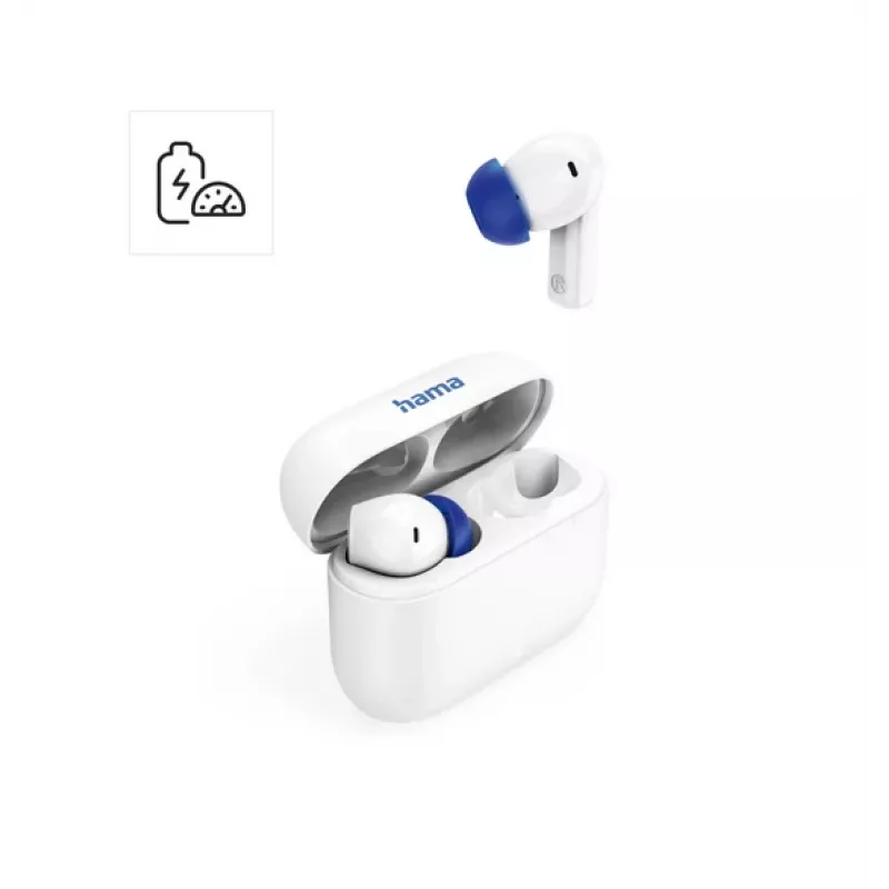 Auriculares True Wireless Hama Passion Clear II com ANC, branco (00184179)
