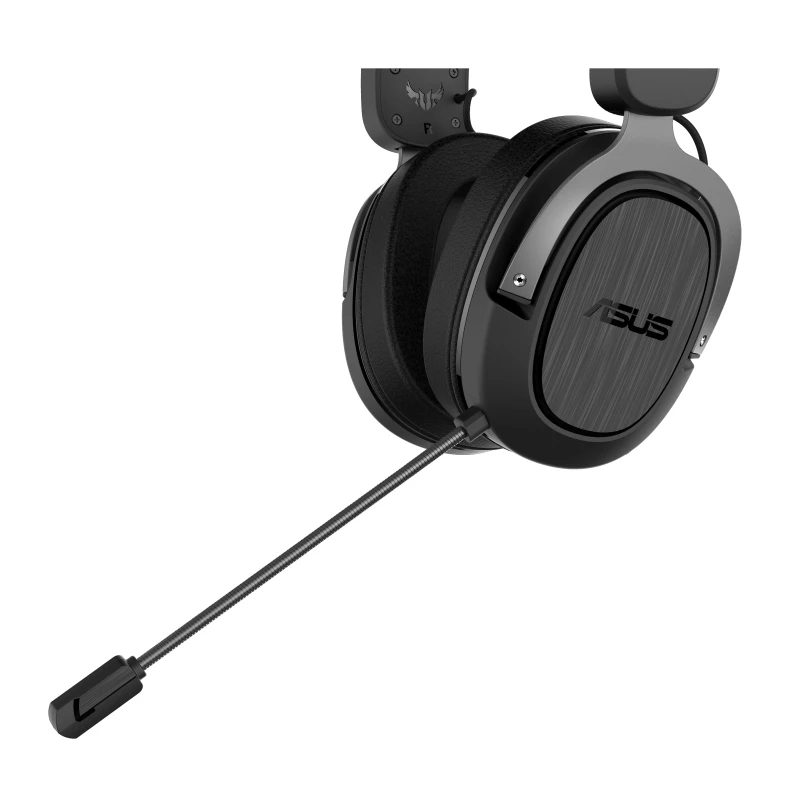 Headset sem fios ASUS TUF Gaming H3 com arco de cabeça USB Type-C cinzento