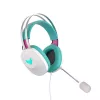 Headset ASUS TUF Gaming H1 Gen II Hatsune Miku Edition com fios arco de cabeça USB Type-A rosa, turquesa, branco