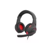 Headset GENESIS Radon 210 headset gaming com fios com arco de cabeça USB Type-A preto, vermelho