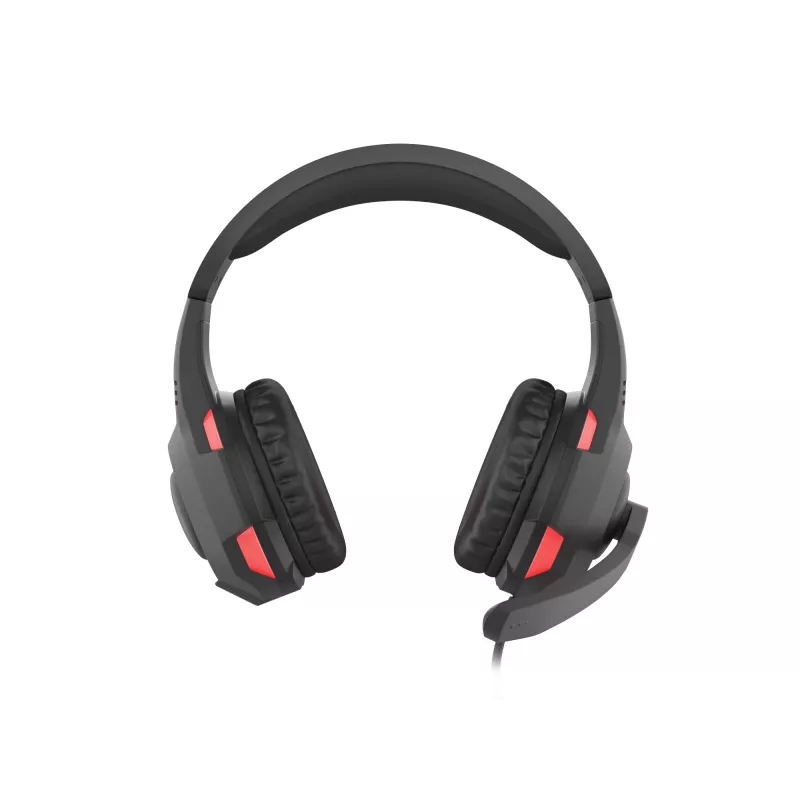 Headset GENESIS Radon 210 headset gaming com fios com arco de cabeça USB Type-A preto, vermelho