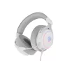 Headset GENESIS Neon 764 headset gaming com fios com arco de cabeça USB Type-A branco