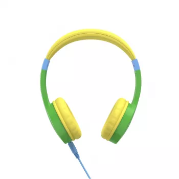 Headset com fios Hama Kids Guard arco de cabeça chamadas/música azul, verde, amarelo
