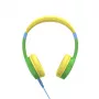 Headset com fios Hama Kids Guard arco de cabeça chamadas/música azul, verde, amarelo