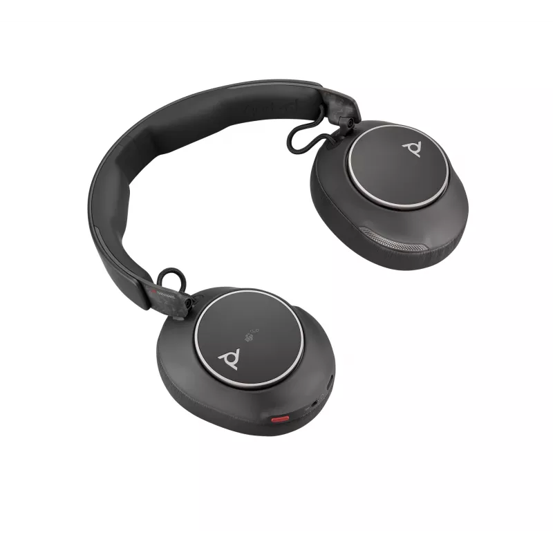 Headset HP Poly Voyager Surround 80 UC certificado Microsoft Teams USB-C + adaptador USB-C/A