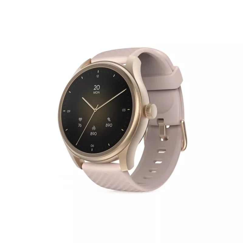 Smartwatch Hama 5010, monitorização do sono, redondo, à prova de água, 1,38 polegadas, rosa (00178616)