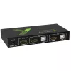 Comutador KVM Techly 2x1 USB HDMI 4Kx2K IDATA KVM-HDMI2U preto