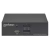 Comutador KVM Manhattan 153546, 2 portas DisplayPort/USB 2.0, 4K@60Hz, áudio, 2 cabos de 1,8 m