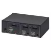 Comutador KVM Manhattan 153546, 2 portas DisplayPort/USB 2.0, 4K@60Hz, áudio, 2 cabos de 1,8 m
