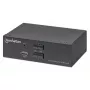 Comutador KVM Manhattan DisplayPort 1.2 2 portas 4K@60Hz USB-A áudio
