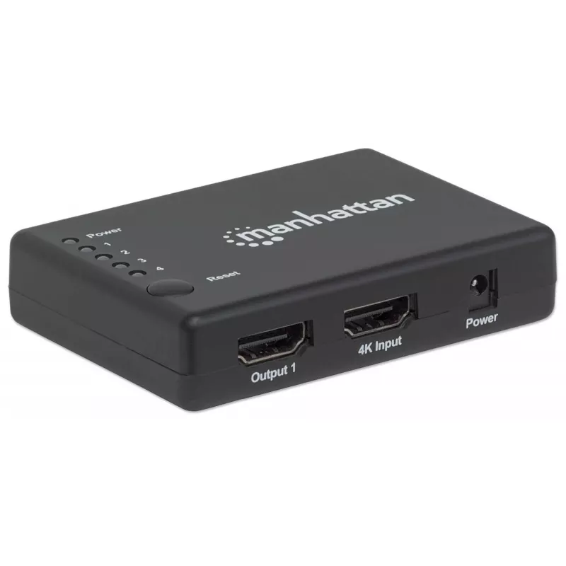 Splitter HDMI Manhattan 4 portas compacto
