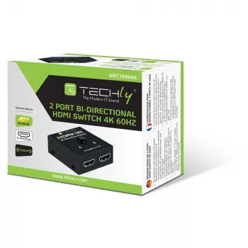 Comutador de vídeo HDMI Techly 108606
