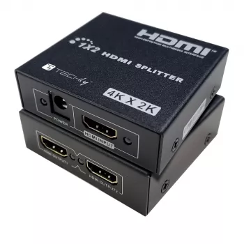 Splitter de vídeo Techly IDATA HDMI-4K230 2x HDMI 3840x2160 preto