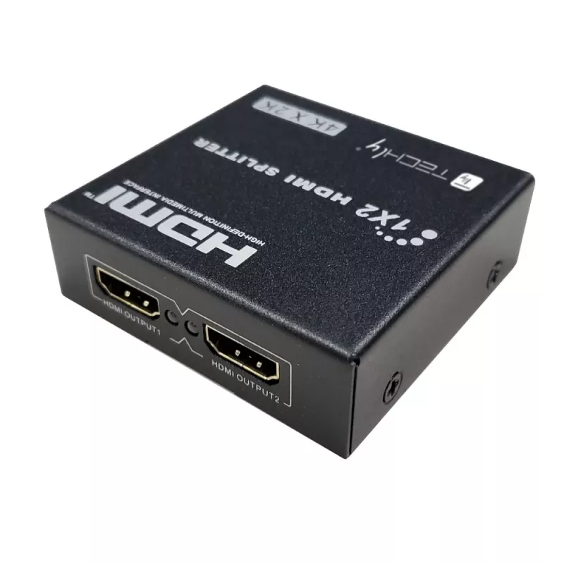 Splitter de vídeo Techly IDATA HDMI-4K230 2x HDMI 3840x2160 preto