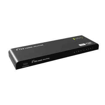 Splitter de vídeo Techly IDATA HDMI2-4K8HDR HDMI 8x HDMI