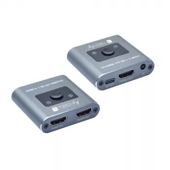 Comutador de vídeo Techly IDATA HDMI-2128KT HDMI 60Hz 2m 5V 1A