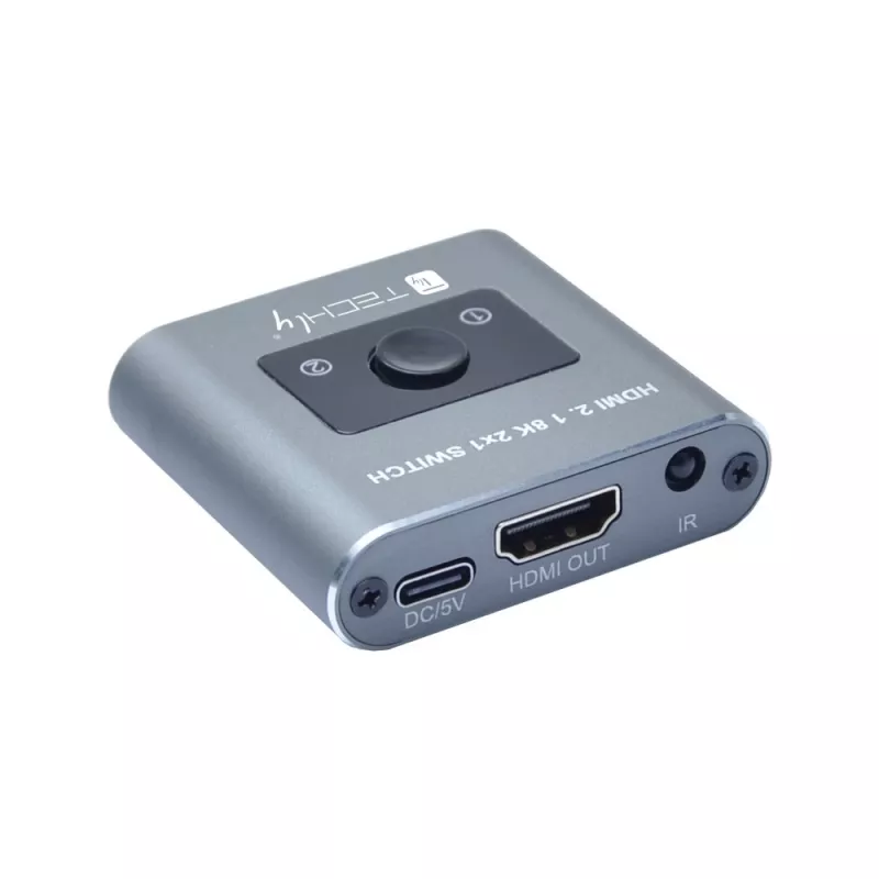 Comutador de vídeo Techly IDATA HDMI-2128KT HDMI 60Hz 2m 5V 1A