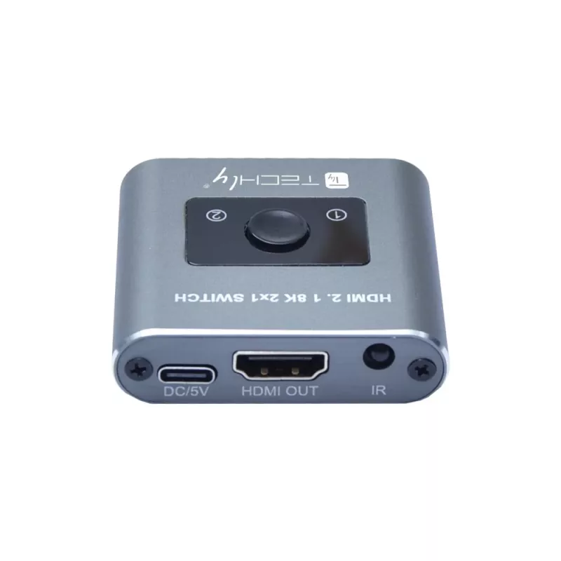 Comutador de vídeo Techly IDATA HDMI-2128KT HDMI 60Hz 2m 5V 1A