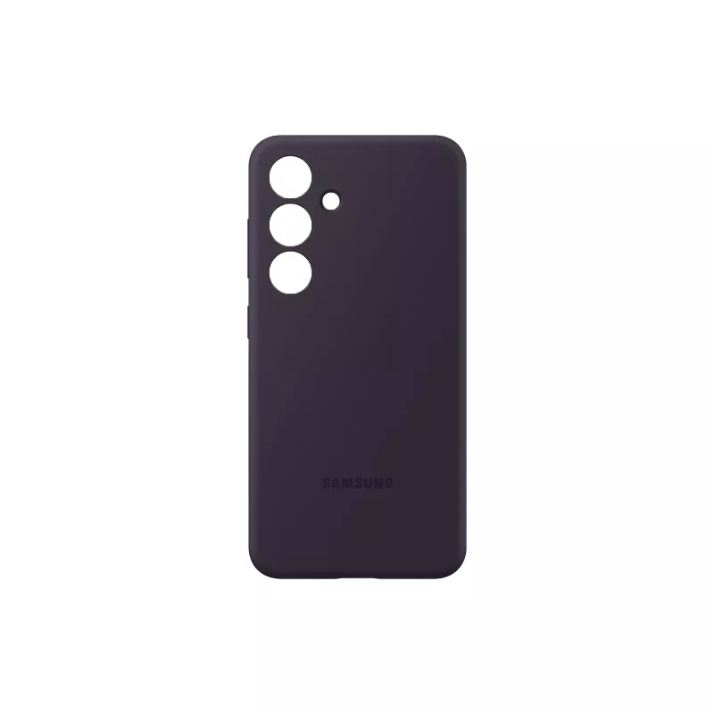 Capa Samsung Galaxy S24 Silicone Case violeta escuro
